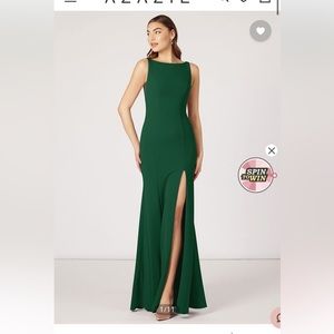 Azazie Rogue Dark Green Bridesmaid Dress